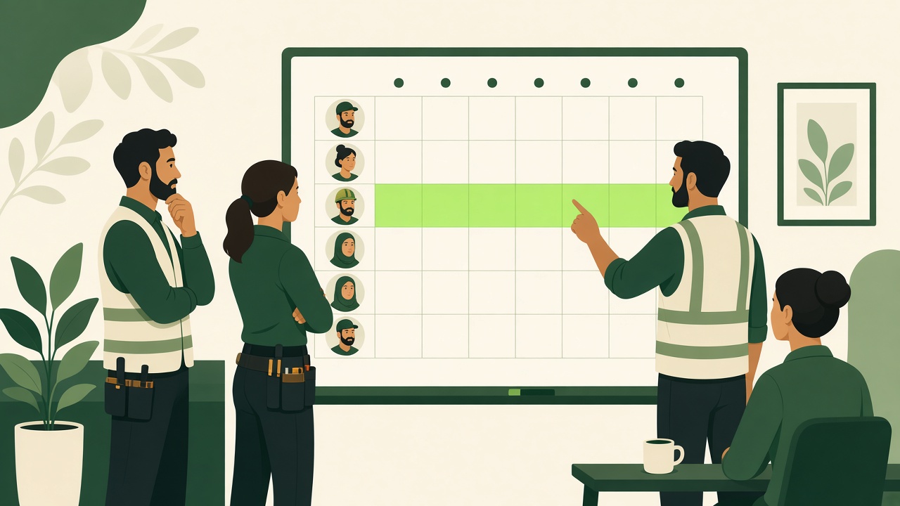 Weekly funnel scorecard with an owner assigned to every stage and one stage flagged